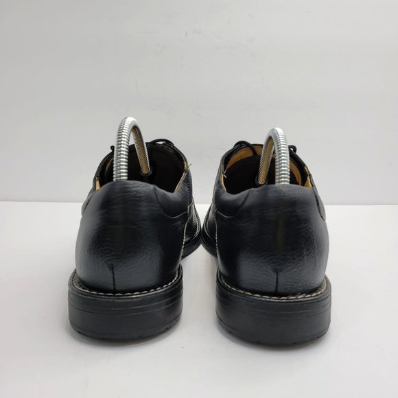 Belvedere Studio Florence Cap Toe Men's Dress Shoes Black US Size 10D - Picture 4 of 8